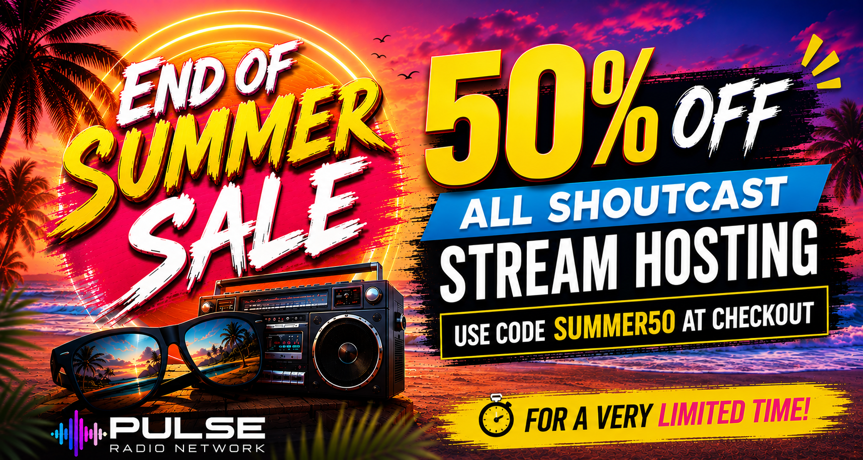END OF SUMMER SALE